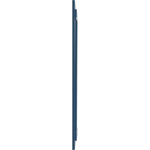Ekena Millwork True Fit PVC Two Board Joined Board-n-Batten Shutters w/Z-Bar, Sojourn Blue , 10 3/4W x 54H, PR - TFP102BBF11X054HB