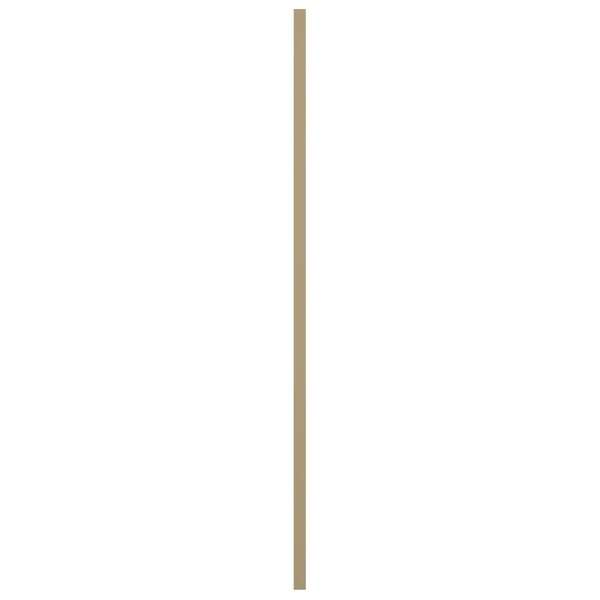 Ekena Millwork True Fit PVC San Miguel Mission Style Fixed Mount Shutters, Natural Twine, 12W x 52H, PR - TFP001SM12X052NT