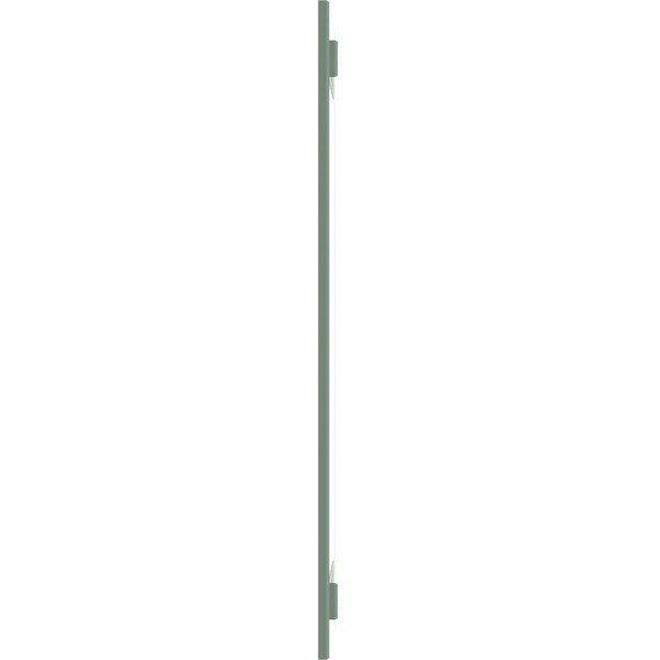 Ekena Millwork True Fit PVC, Two Board Joined Board-n-Batten Shutters, Track Green, 10 3/4W x 36H, PR - TFP101BBF11X036TG