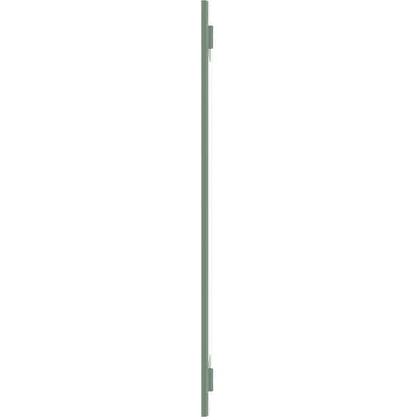 Ekena Millwork True Fit PVC, Two Board Joined Board-n-Batten Shutters, Track Green, 10 3/4W x 36H, PR - TFP101BBF11X036TG