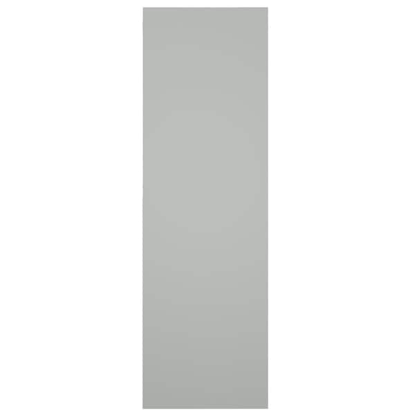 Ekena Millwork True Fit PVC Two Equal Louver Shutters, Hailstorm Gray, 18W x 26H, PR - TFP101LVF18X026ST