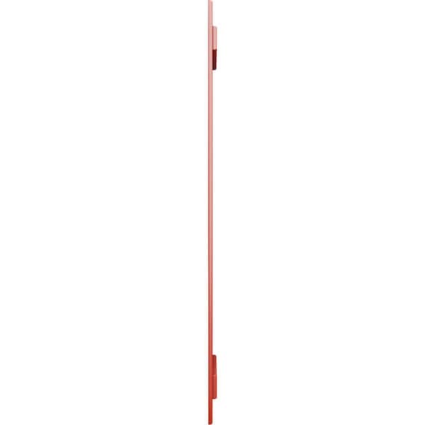 Ekena Millwork True Fit PVC Three Board Spaced Board-n-Batten Shutters, Fire Red , 17 1/8W x 74H, PR - TFP101SBF17X074BR