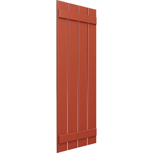 Ekena Millwork True Fit PVC, Four Board Spaced Board-n-Batten Shutters, Colorful Leaves , 23W x 57H, PR - TFP101SBF23X057CL