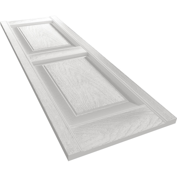 Ekena Millwork Builders Edge, Standard Two Equal Panels, Raised Panel Shutters, 30140075001 - 030140075001