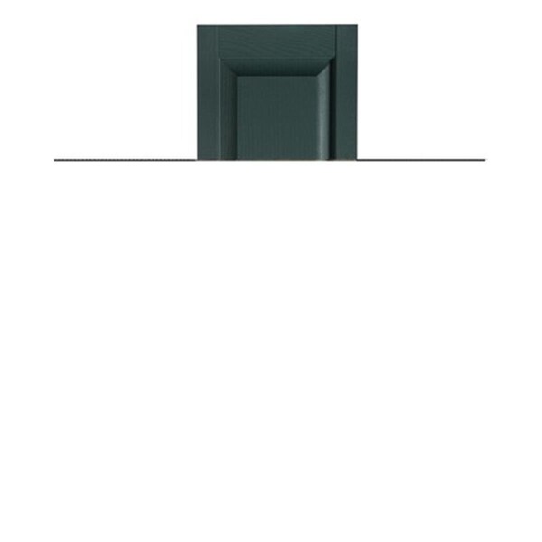 Mr Mxyzptlk Premier Raised Panel Exterior Decorative Shutters, Heritage Green - 15 x 47 in. - IR521547331