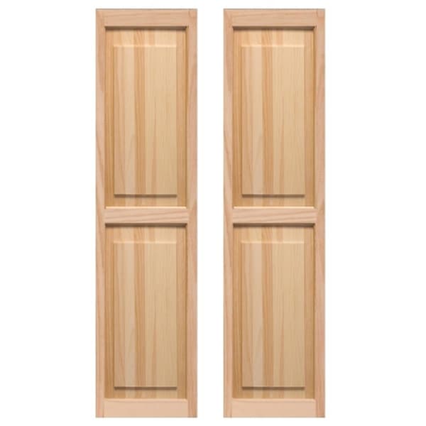 Designs-Done-Right Exterior Raised Panel Shutters 15 x 59 in. - DE2609818