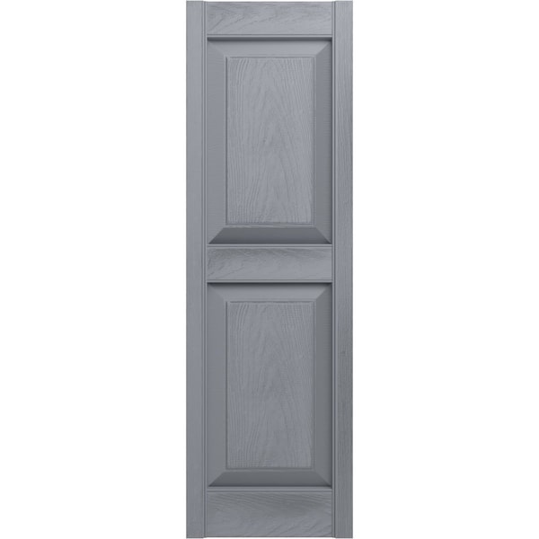 Ekena Millwork Builders Edge, Standard Two Equal Panels, Raised Panel Shutters, 30140043030 - 030140043030