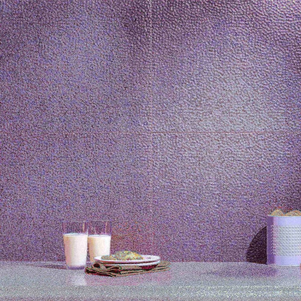 Fasade Fasade 18in x 24in Hammered Galvanized Steel Backsplash Panel 5pk - PB5530