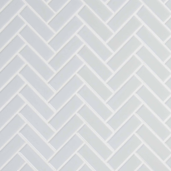 Msi Retro Herringbone Gray 12.2 In. X 10.83 In. X 6 Mm Porcelain Mesh-Mounted Mosaic Tile, 15PK - ZOR-MD-0215