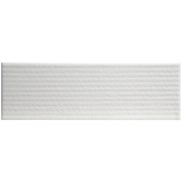 Msi Urbano Pure 3D Mix SAMPLE Glossy Ceramic White Textured Subway Tile - ZOR-PT-0524-SAM