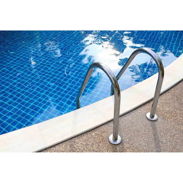 Msi Caldera Blanca 13" x 24" Matte Porcelain Pool Coping Eased Edge - ZOR-LSC-0208