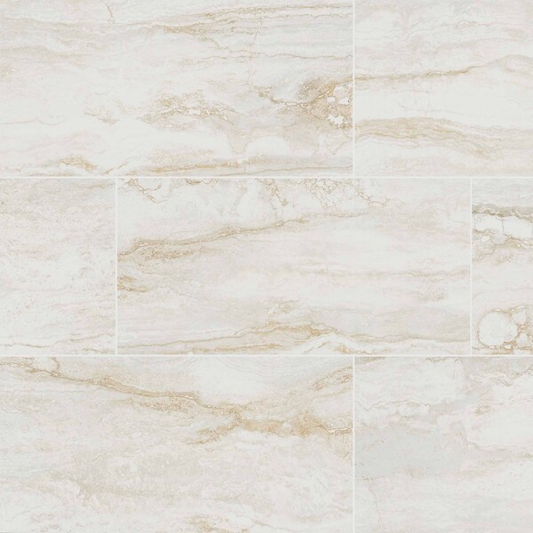 Msi Bernini Bianco SAMPLE Polished Porcelain Floor And Wall Tile - ZOR-PT-0275-SAM