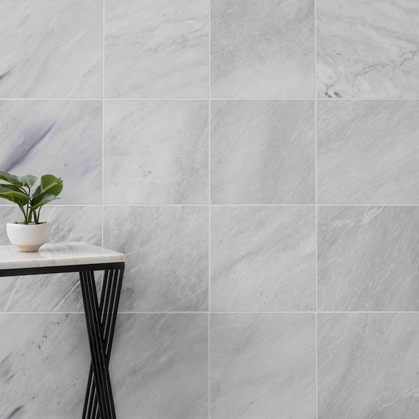Msi Arabescato Carrara 12 In. X 12 In. Honed Marble Floor And Wall Tile, 5PK - ZOR-NS-0030