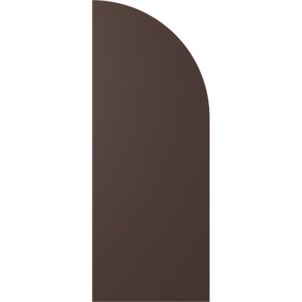 Ekena Millwork Americraft 6-Board (2 Batten) Wood Joined Board-n-Batten Shutters w/ Arch Top, ARW101BQ621X69TBH, PR - ARW101BQ621X69TBH