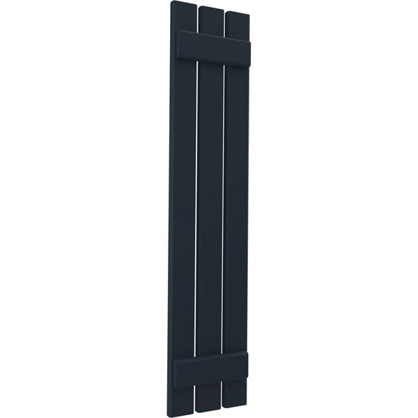 Ekena Millwork Americraft 3-Board (2 Batten) Exterior Real Wood Spaced Board-n-Batten Shutters, ARW101SB311X61OBH, PR - ARW101SB311X61OBH