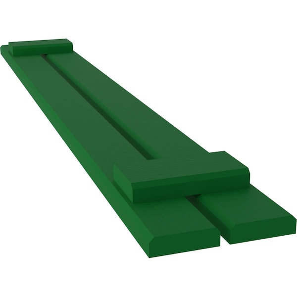 Ekena Millwork Americraft 2-Board (2 Batten) Exterior Real Wood Spaced Board-n-Batten Shutters, ARW101SB207X34HGH, PR - ARW101SB207X34HGH