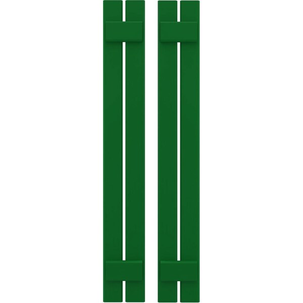 Ekena Millwork Americraft 2-Board (2 Batten) Exterior Real Wood Spaced Board-n-Batten Shutters, ARW101SB207X34HGH, PR - ARW101SB207X34HGH