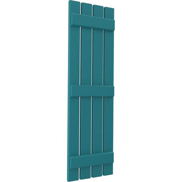 Ekena Millwork Americraft 4-Board (3 Batten) Exterior Real Wood Spaced Board-n-Batten Shutters, ARW401SB415X56ANH, PR - ARW401SB415X56ANH
