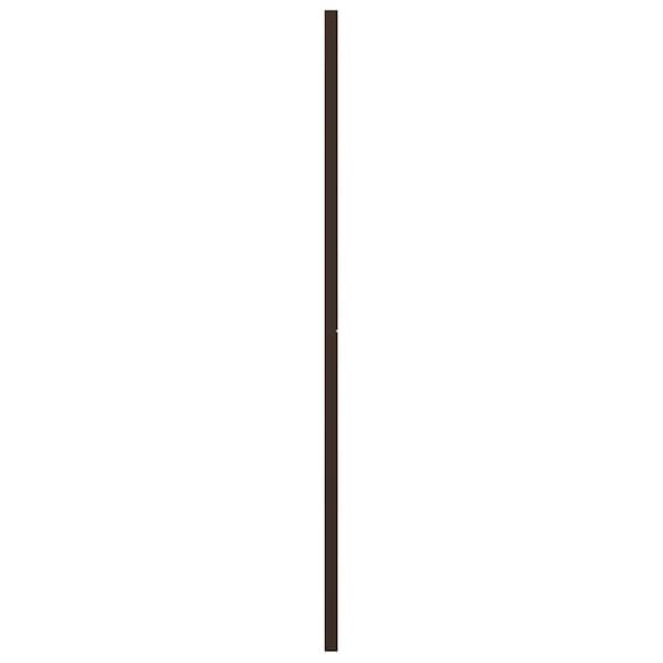 Ekena Millwork True Fit PVC Horizontal Slat Modern Style Fixed Mount Shutters, Raisin Brown, 15W x 31H, PR - TFP001HZ15X031TB