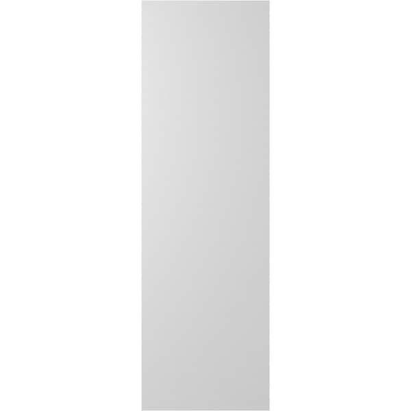 Ekena Millwork True Fit PVC Two Panel Chevron Modern Style Fixed Mount Shutters, Seaglass, 12W x 34H, PR - TFP101CV12X034SG