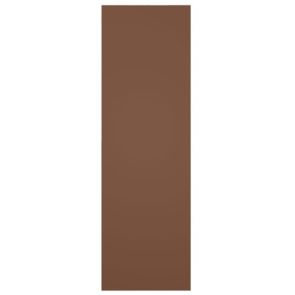 Ekena Millwork True Fit PVC Single X-Board Farmhouse Fixed Mount Shutters, Burnt Toffee, 12W x 47H, PR - TFP001FH12X047BT