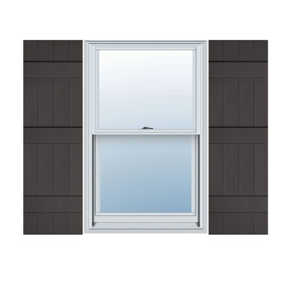 Ekena Millwork Lifetime Vinyl, TailorMade 4 Board Joined (3 Batten), Board-n-Batten, Shutter-Loks, LJ4C14X07300MS, PR - LJ4C14X07300MS