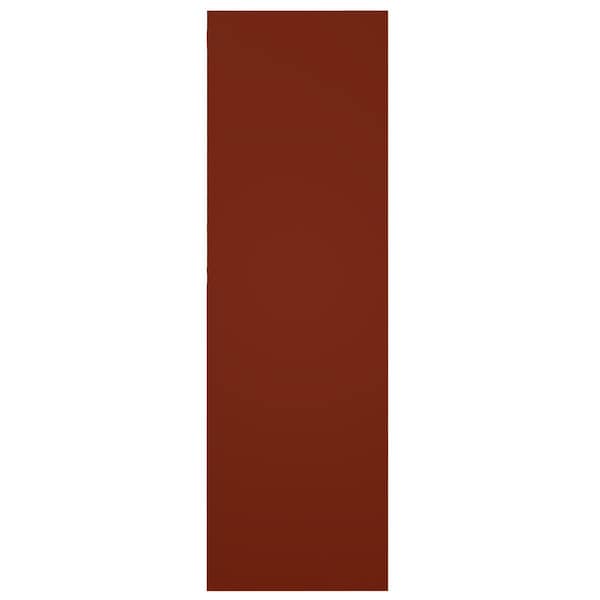 Ekena Millwork True Fit PVC San Carlos Mission Style Fixed Mount Shutters, Pepper Red, 18W x 77H, PR - TFP001SC18X077MR