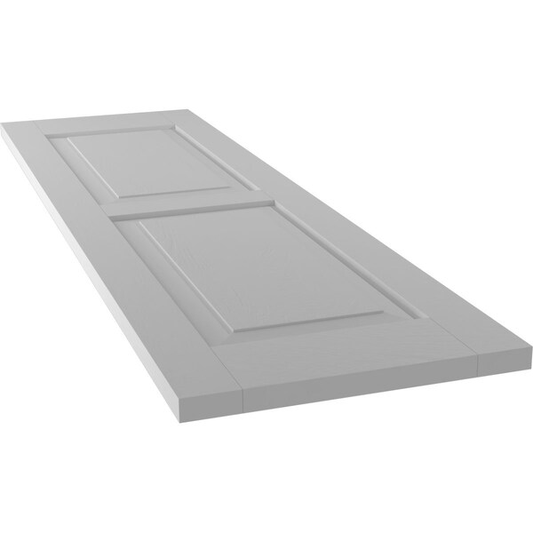 Ekena Millwork Americraft 2 Equal Raised Panel Exterior Real Wood Shutters, RW101RP15X72PRH - RW101RP15X72PRH