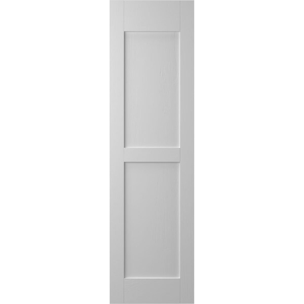 Ekena Millwork Americraft 2 Equal Raised Panel Exterior Real Wood Shutters, RW101RP15X72PRH - RW101RP15X72PRH