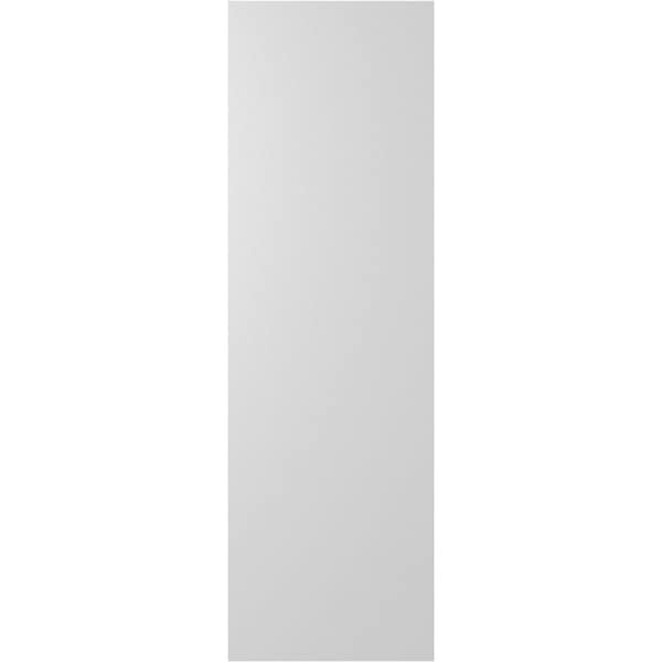 Ekena Millwork True Fit PVC Single Panel Herringbone Modern Style Fixed Mount Shutters, Track Green, 18W x 49H, PR - TFP001HB18X049TG