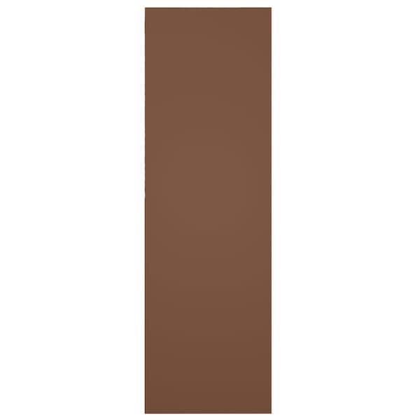 Ekena Millwork True Fit PVC Cedar Park Fixed Mount Shutters, Burnt Toffee, 18W x 40H, PR - TFP001CP18X040BT