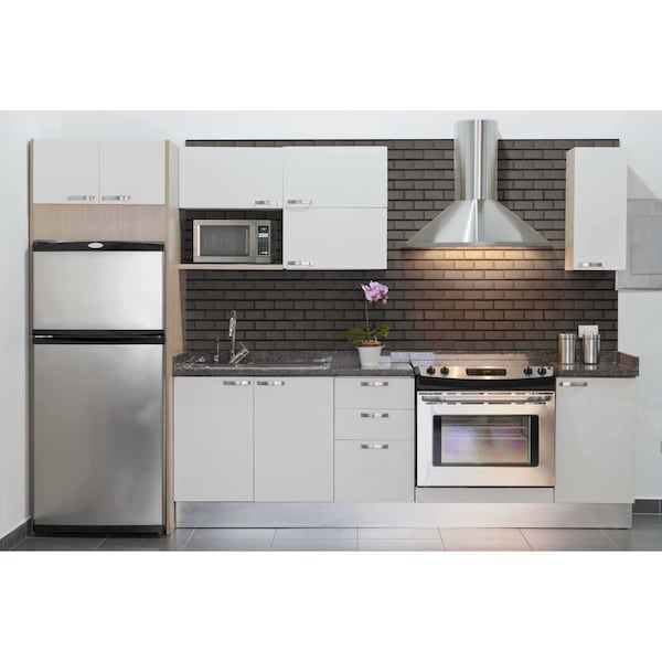 Msi Crisson Bevel Subway Peel And Stick 12 In. X 12 In. X 4 Mm Glass Mosaic Tile, 20PK - ZOR-MD-0260