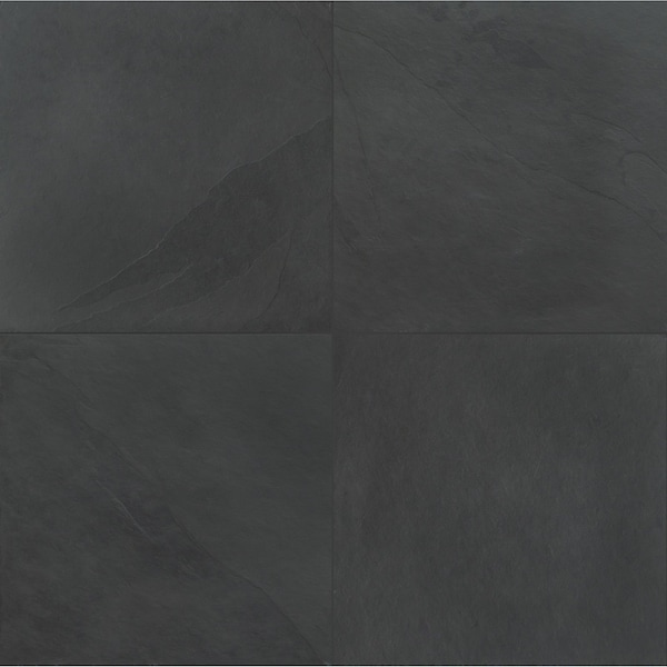 Msi Montauk Black SAMPLE Gauged Slate Floor And Wall Tile - ZOR-NS-0018-SAM