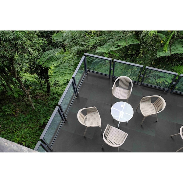 Msi Montauk Black SAMPLE Gauged Slate Floor And Wall Tile - ZOR-NS-0018-SAM