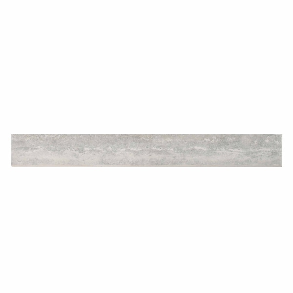 Msi Veneto Gray Bullnose 3 In. X 24 In. Matte Porcelain Wall Tile, 12PK - ZOR-PT-TR-0146