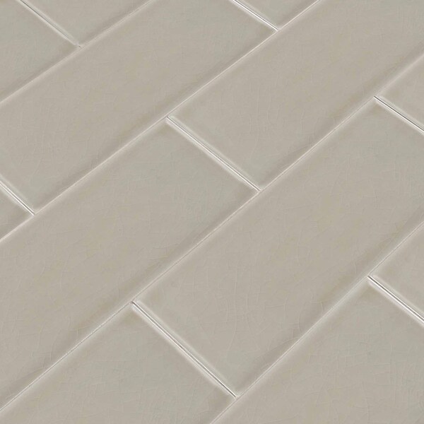 Msi Portico Pearl Handcrafted 4 In. X 12 In. Glossy Ceramic Wall Tile, 15PK - ZOR-MD-0239