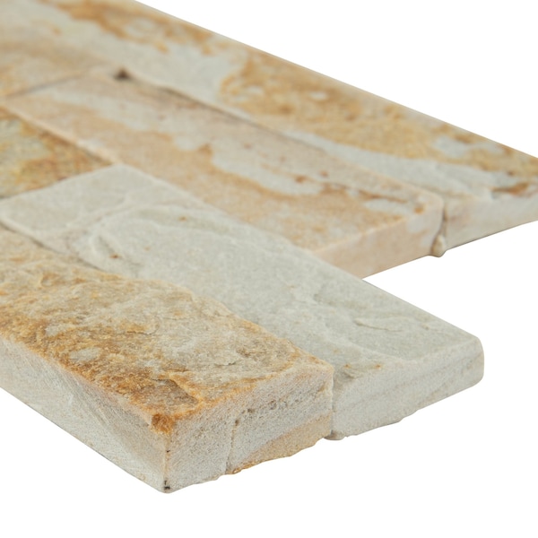Msi Sparkling Autumn Ledger Panel 6 In. X 24 In. Natural Quartzite Wall Tile, 6PK - ZOR-PNL-0070