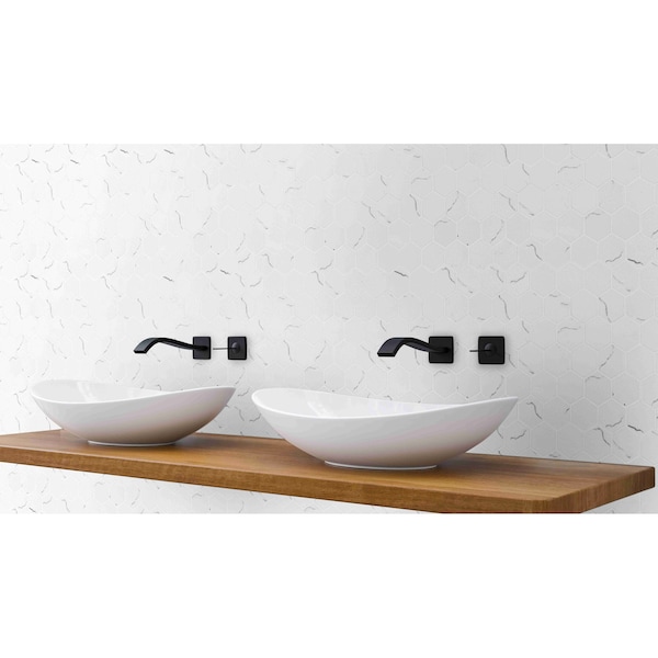 Msi Miraggio Gray Hexagon Sample Matte Porcelain MeshMounted Mosaic Tile - ZOR-MD-0545-SAM