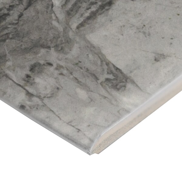 Msi Kaya Onda Gray 3 in X 24 in Porcelain Matte Bullnose, 18PK - ZOR-PT-TR-0241