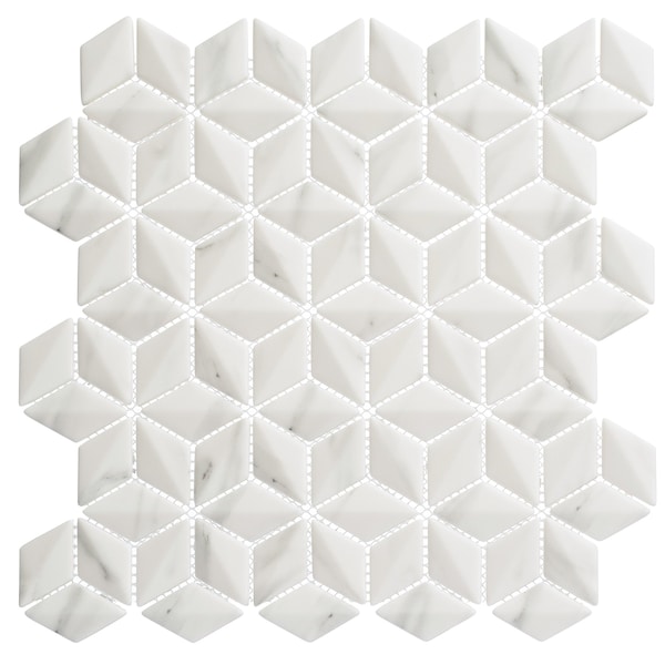 Andova Tiles SAMPLE Sansill 05 x 15 Glass Herringbone Mosaic Tile - SAM-ANDSAN218