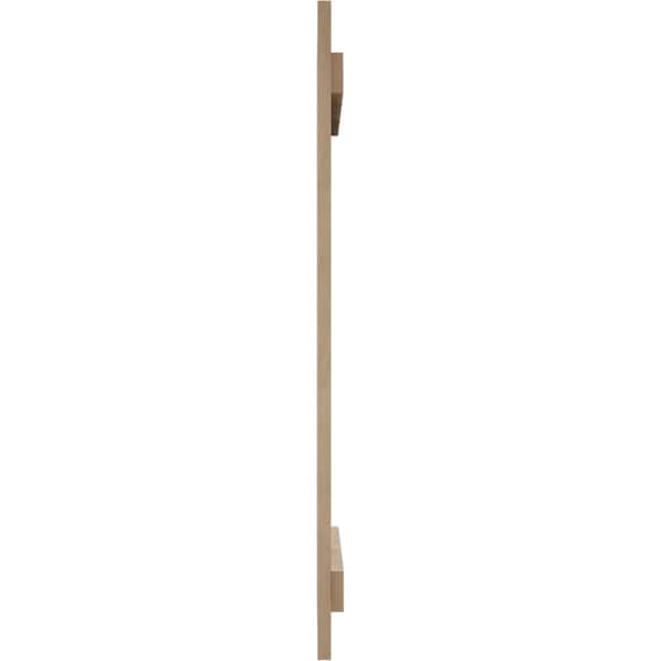 Ekena Millwork Rustic Two Board Spaced Board-n-Batten Pecky Cypress Faux Wood Shutters, 11 1/2"W x 52"H - SHUBSS11X52PCPR