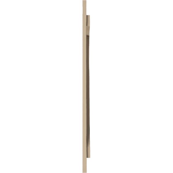 Ekena Millwork Rustic Three Board Joined Board-n-Batten Rough Sawn Faux Wood Shutters w/Z-Board, 16 1/2W x 68H, PR - SHUBJZ16X68RSPR