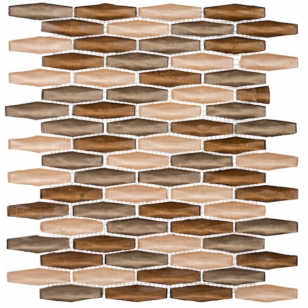 Andova Tiles ANDOVA TILES Rhapsody 2.5" x 2.5" Glass Novelty Mosaic Wall Tile - ANDRHA538
