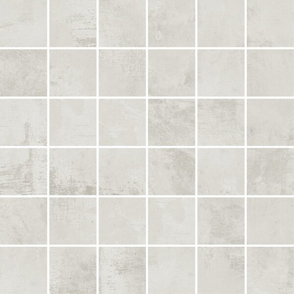 Apollo Tile Aureate 11.71inx11.71in Natural White Dove Porcelain Mosaic Wall and Floor Tile 7.62 sqft/case, 8PK - ROC88WHTMOSA