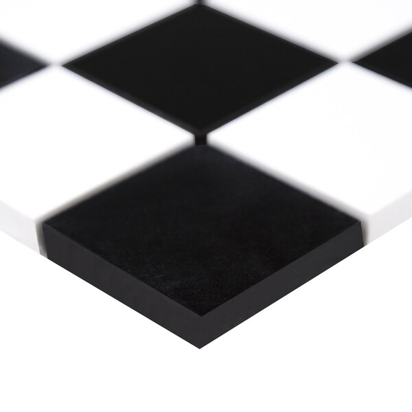 Msi White And Black SAMPLE Matte Porcelain Floor And Wall Tile - ZOR-PT-0498-SAM