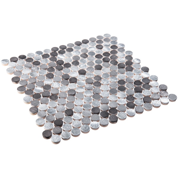 Andova Tiles ANDOVA TILES Orb 0.75" x 0.75" Metal Penny Round Mosaic Tile - ANDORB250