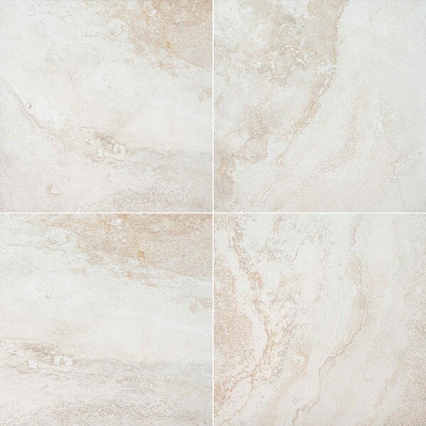 Msi Livingstyle Travertino 24 X 24 Matte Porcelain Floor And Wall Tile, 4PK - ZOR-PT-0739