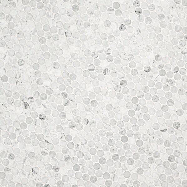Msi Carrara White 11.7 in. X 12.44 in. Honed Marble Floor And Wall Tile, 10.1 sq ft, 10PK - ZOR-MD-0560