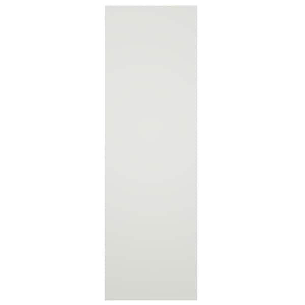 Ekena Millwork True Fit PVC Farmhouse/Flat Panel Combination Fixed Mount Shutters, Unfinished, 18W x 77H, PR - TFP101FC18X077UN
