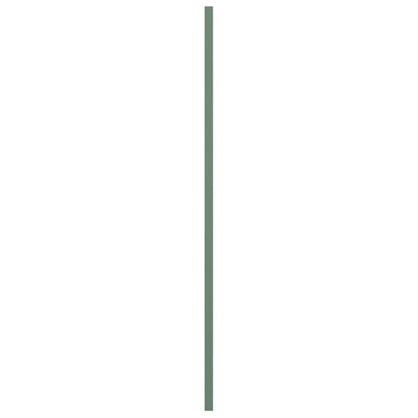Ekena Millwork 12W x 38H True Fit PVC Diagonal Slat Modern Style Fixed Mount Shutters, Track Green, PR - TFP001DG12X038TG